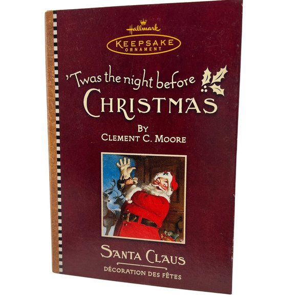 Hallmark Keepsake TWAS THE NIGHT BEFORE CHRISTMAS Santa Claus NEW In Box 2001 - Picture 1 of 9